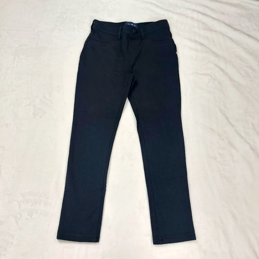 THE CHILDREN'S PLACE GIRLS BLACK PULL ON PANTS SIZE 6X/7